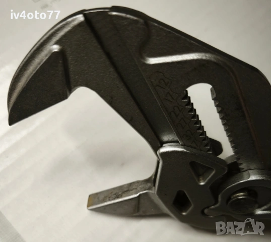 Клещи KNIPEX/WÜRTH гаечен ключ 250 мм, 1 3/4 ", 52 мм, с бутон, 86 03 250 SB, снимка 5 - Ключове - 53923176