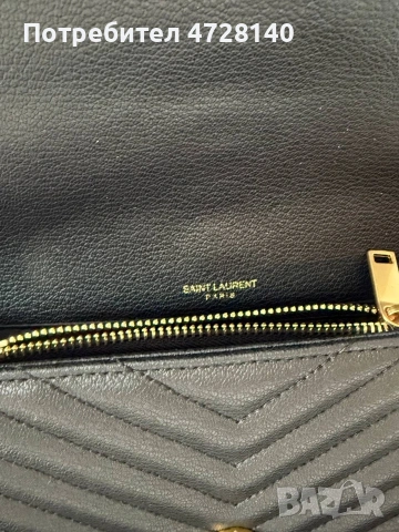 Дамска чанта YSL в черно, снимка 3 - Чанти - 54262714