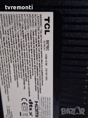 MAIN 40-MT26T2-MAA2HG за 55-инчов телевизор TCL Модел 55T6C, с дисплей  LVU550NDAL, снимка 9 - Части и Платки - 52576401