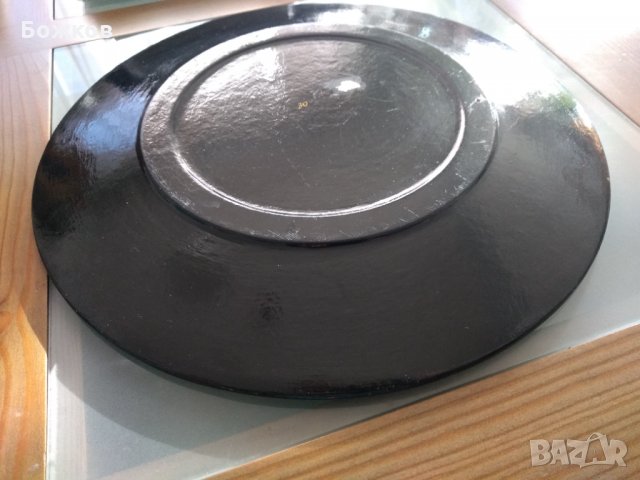 Руска ръчно рисувна дървена чиния, снимка 2 - Други - 31845516
