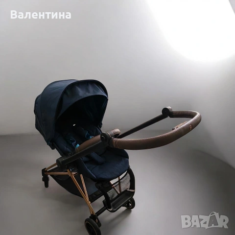 Cybex Mios 2-в-1 Детска количка Nautical Blue с шаси Rosegold, снимка 10 - Детски колички - 54247042
