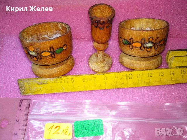 СТАР ДЕКОРАТИВЕН КОМПЛЕКТ ПИРОГРАФИРАНИ ДЪРВЕНИ МИНИАТЮРИ За КОЛЕКЦИЯ ТЕМАТИЧЕН ИНТЕРИОР 42943, снимка 2 - Колекции - 44155789