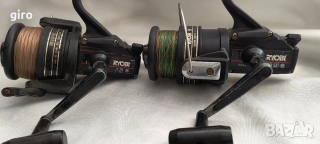 Два броя големи мощни макари Ryobi GB5, снимка 4 - Макари - 53875720