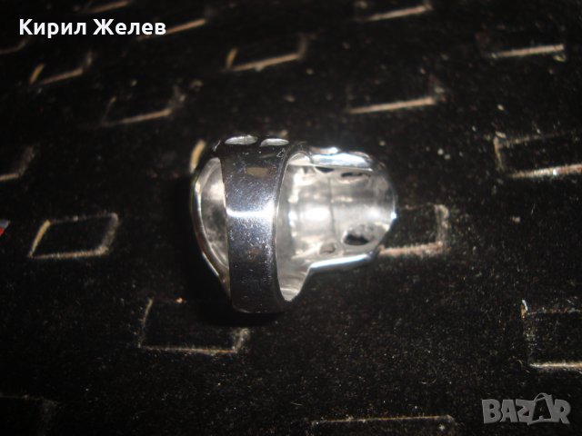 ПРЪСТЕН - СТРАХОВИТА МАСКА НЕО ГОТИКА ХЕВИ МЕТЪЛ СТИЛ НЕРЪЖДАЕМА ОКСИДИРАНА СТОМАНА НОВ 25007, снимка 8 - Пръстени - 34420100