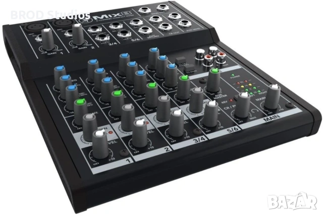 Mackie Mix8 Mixing Desk Смесителен пулт (смесител, миксер), снимка 2 - Ресийвъри, усилватели, смесителни пултове - 53998704