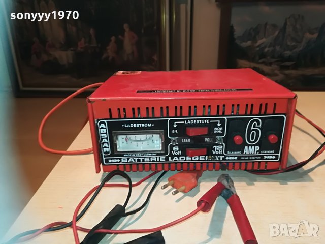 ABSАAR=charger 12/6v made in west germany-6 ампера, снимка 18 - Аксесоари и консумативи - 29946935