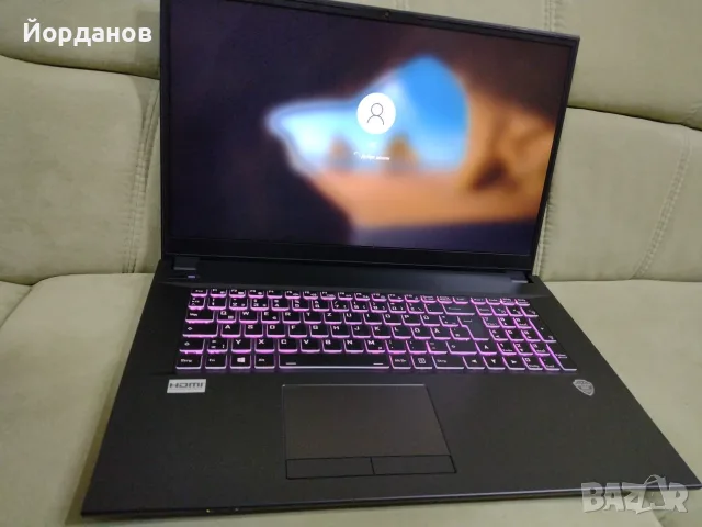 Clevo Captiva B1702 17.3'' /Core i5-10210U/8gb.ram./128gb.ssd, снимка 4 - Лаптопи за работа - 56234182