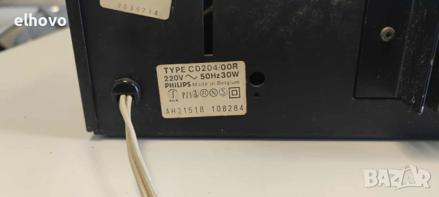 CD player Philips CD204, снимка 7 - Ресийвъри, усилватели, смесителни пултове - 51362737