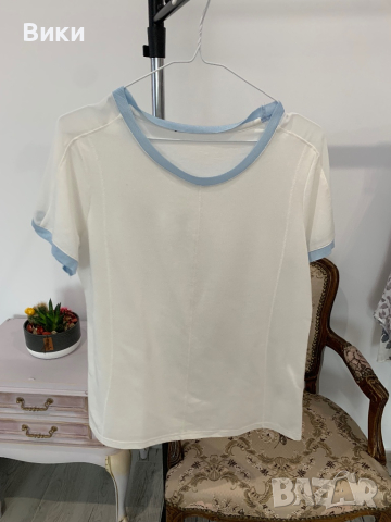 Красив модел дамска тениска в размер M-L, снимка 8 - Тениски - 44614464