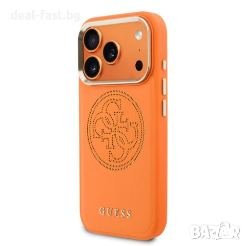 GUESS Калъф Кейс Magsafe за iPhone 17 Pro / Orange / Оригинал /, снимка 3 - Калъфи, кейсове - 54311932