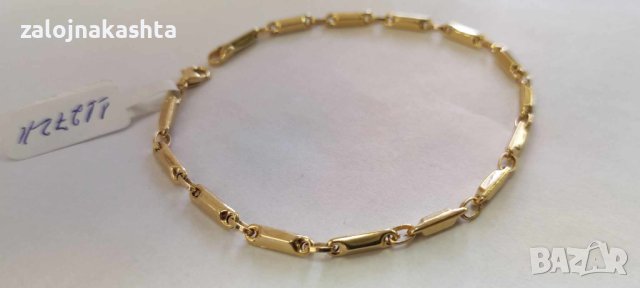 Нова-Златна гривна-3,78гр/14кр, снимка 2 - Гривни - 42497118