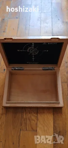 кутия за пури дървена морска тематика