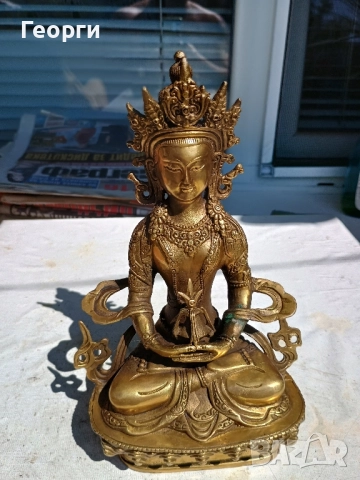 Бронзова Тара-44, снимка 6 - Колекции - 51493403