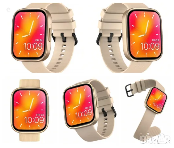 Смарт часовник Zeblaze GTS 3 PLUS, AMOLED, 2.15'', Разговори,Водоустойчив. Златист-Шампанско НОВ, снимка 7 - Смарт часовници - 47962987