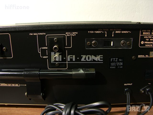 ТУНЕР  Hitachi ft-440 , снимка 8 - Ресийвъри, усилватели, смесителни пултове - 35046601