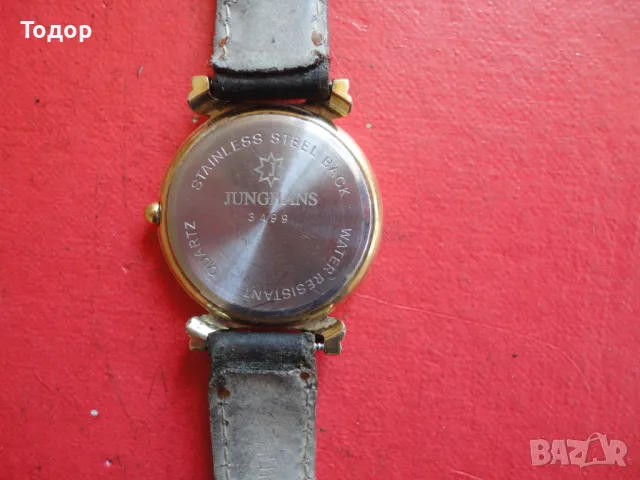 Позлатен немски часовник Junchans Quartz 6, снимка 4 - Дамски - 47520369