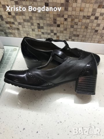 Дамски летни обувки със ток ,,PITILLOS” номер 38, снимка 3 - Дамски обувки на ток - 29812801