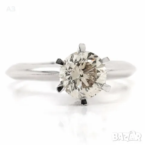 Венчален диамантен Пръстен, снимка 6 - Пръстени - 48442401