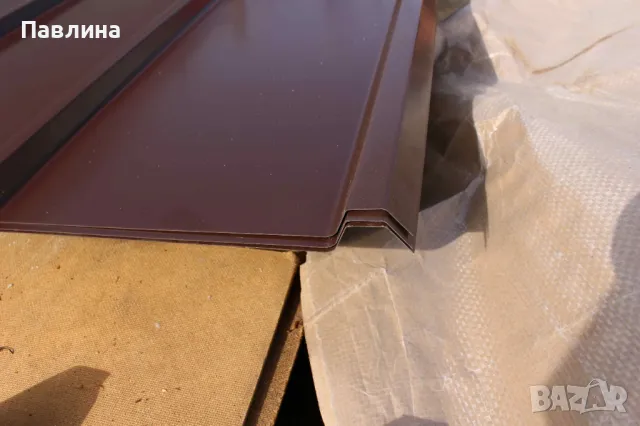 Кафява пластифицирана ламарина, снимка 11 - Строителни материали - 48798926