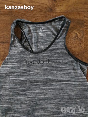 Nike W NK DRY TANK STUDIO JDI - страхотен дамски потник КАТО НОВ, снимка 7 - Потници - 36635177