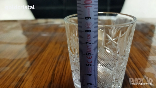 кристални чаши за уиски , снимка 2 - Антикварни и старинни предмети - 51459162