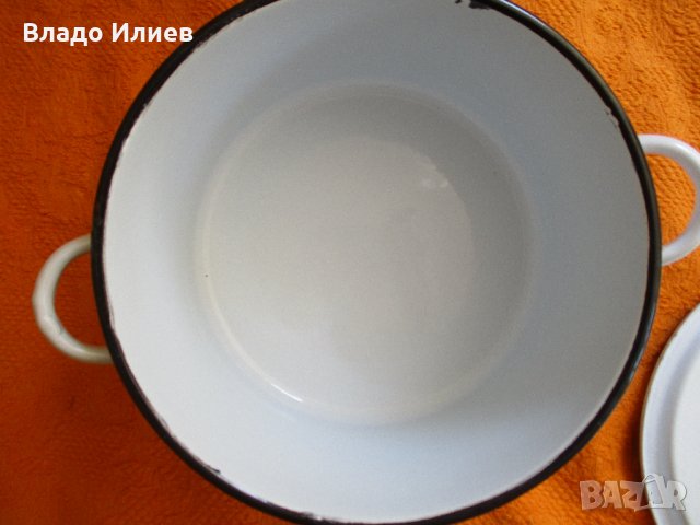 Тенджери 3 броя с различен размер нови емайлирани, снимка 15 - Съдове за готвене - 30868291