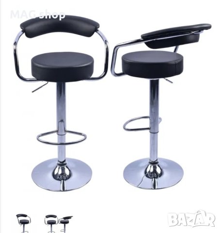 ПРОМО! Бар стол кожен 2 МОДЕЛА еко кожа Барстол столове, снимка 5 - Столове - 44343665