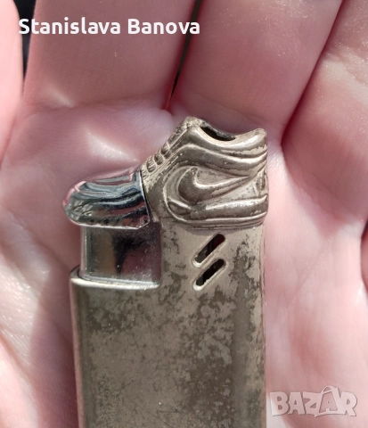 Винтидж запалка Nike с пълнител,за многократна употреба , снимка 5 - Запалки - 52140540