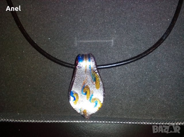 Промо оферта: изключително красиво италианско колие Мурано - 2 в 1 + луксозна опаковка, снимка 4 - Колиета, медальони, синджири - 31387493