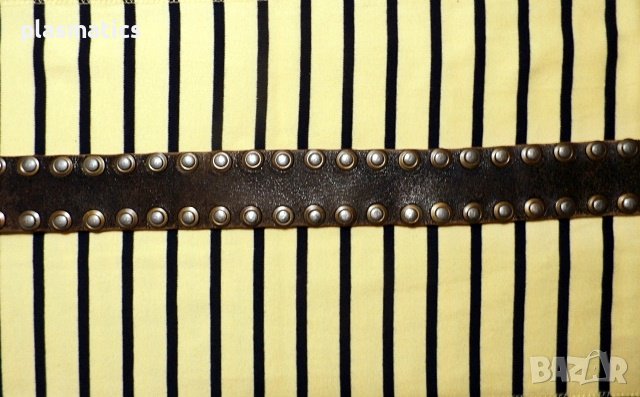 кожен колан с капси, снимка 3 - Колани - 38921152