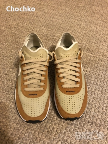 NikeWaffle One Leather 'Limestone Ale Brown маратонки, снимка 2 - Маратонки - 51955466