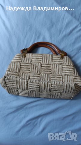 Дамски чанта от конопени ленти , снимка 2 - Чанти - 37321005