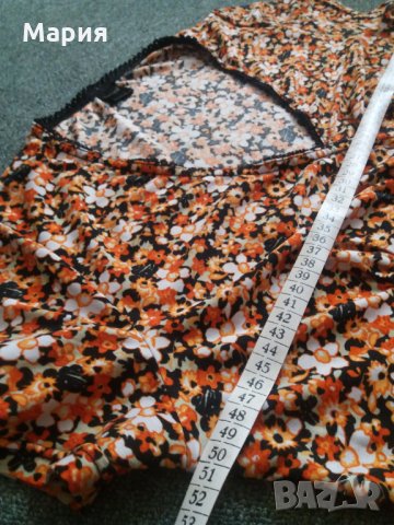 Рокля с цветя Л/ХЛ - 10 ЛВ, снимка 5 - Рокли - 33753697