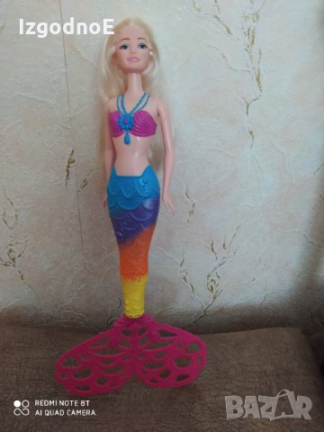 Кукла Барби русалка, снимка 1 - Кукли - 30695205