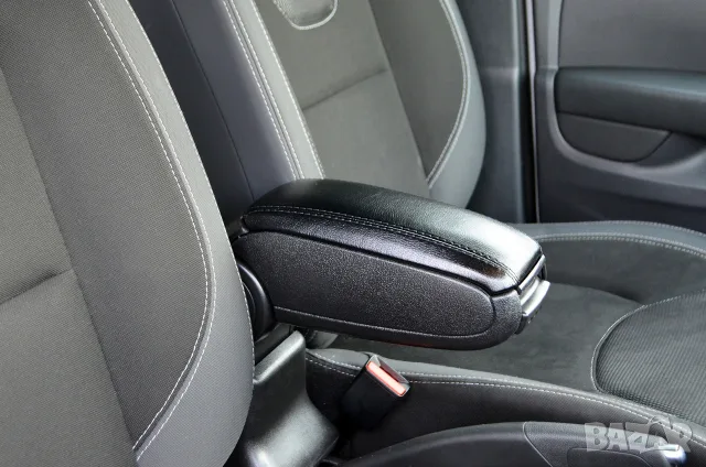 Подлакътник за Renault Clio IV 2012-2020 | Черна Еко Кожа, снимка 4 - Аксесоари и консумативи - 55859957