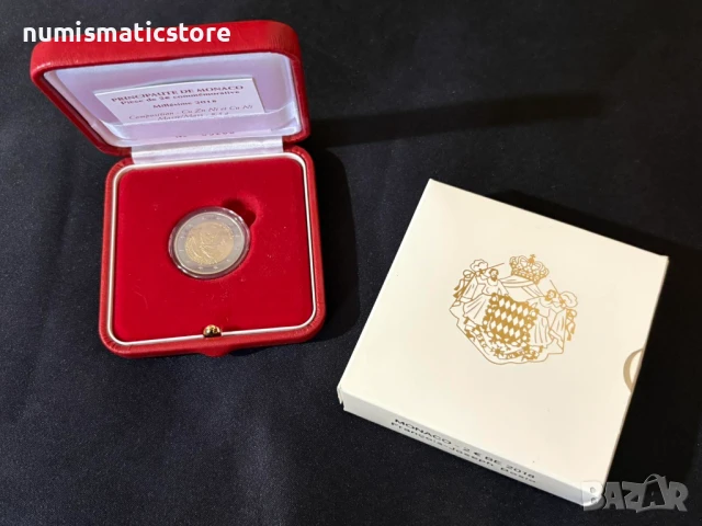 Монако 2018 – 2 евро - 250-годишнина - Рождението на Франсоа-Жозеф Бозио PROOF