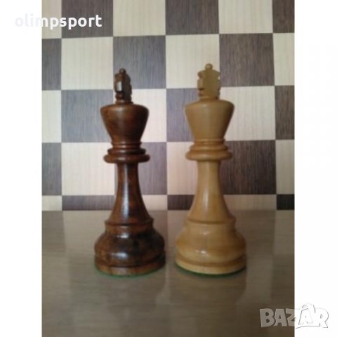 Дървени шахматни фигури Оригинални. Изработка - индийски палисандър. Дизайн Стаунтон 6, утежнени в о, снимка 2 - Шах и табла - 37591994