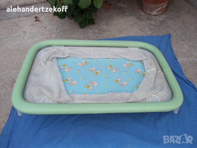 Италианска сгъваема кошара кошарка с твърдо дъно за сън и игра, снимка 10 - Кошарки - 30058751