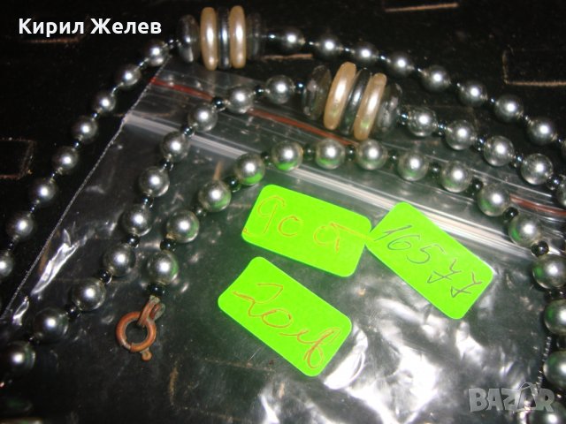 ВИНТИДЖ ТИП ПЕРЛЕН ГЕРДАН АРТ НЕЖНО КОЛИЕ 16577, снимка 2 - Колиета, медальони, синджири - 30719882