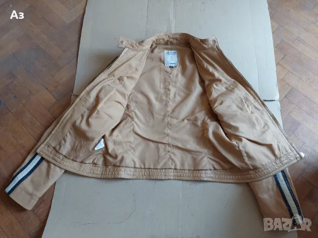 Дамско кожено яке естествена кожа Freeheron Vera Pelle, снимка 4 - Якета - 48325655