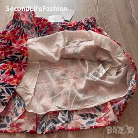 NAF NAF дамска пола размер М памук вискоза нова , снимка 7 - Поли - 54173120