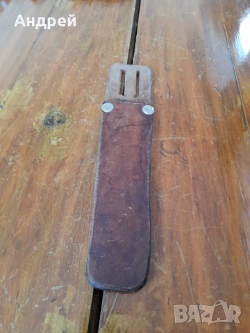 Стара кожена кания за нож #3, снимка 1 - Антикварни и старинни предмети - 32137096