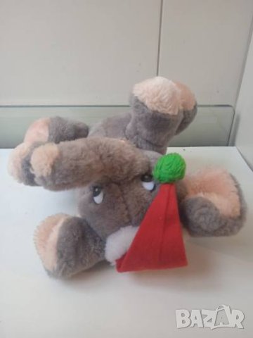 Слонче с коледна шапка (Коледа / Нова година), снимка 4 - Плюшени играчки - 42278055