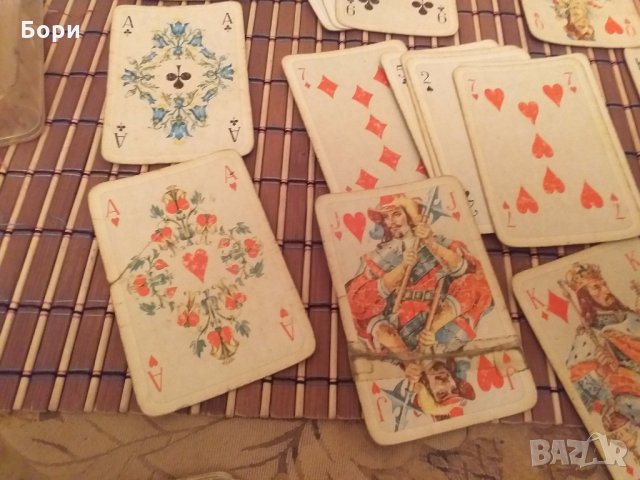 Стари карти, снимка 4 - Карти за игра - 31029853