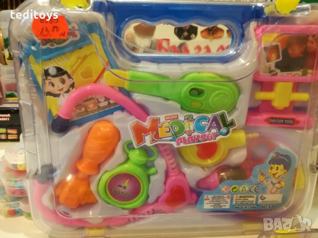 Детски лекарски комплект в куфарче , снимка 3 - Играчки за стая - 31056004