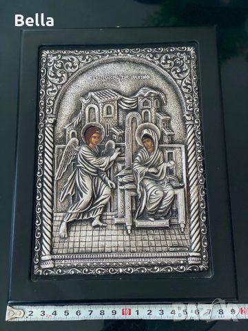 Гръцка сребърна икона 