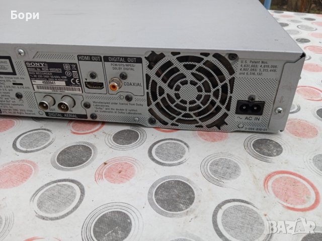 SONY 160GB HDD DVD RECORDER RDR-HXD 870, снимка 9 - Плейъри, домашно кино, прожектори - 39236742