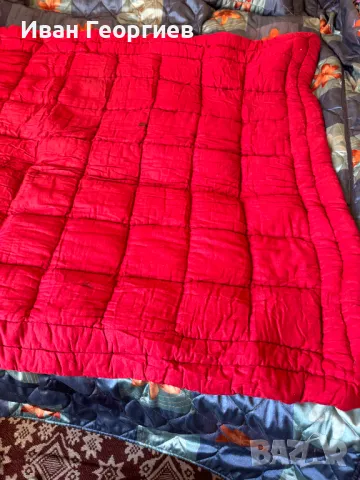 Употребяван юрган детски - 140х100см , снимка 4 - Олекотени завивки и одеяла - 48657364