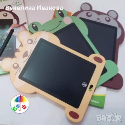 Детски LCD таблет за рисуване 9 INCH, снимка 6 - Рисуване и оцветяване - 44463703