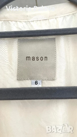 Дизайнерска туника/блуза лукс 100% коприна  MASON  USA, снимка 2 - Туники - 50507330